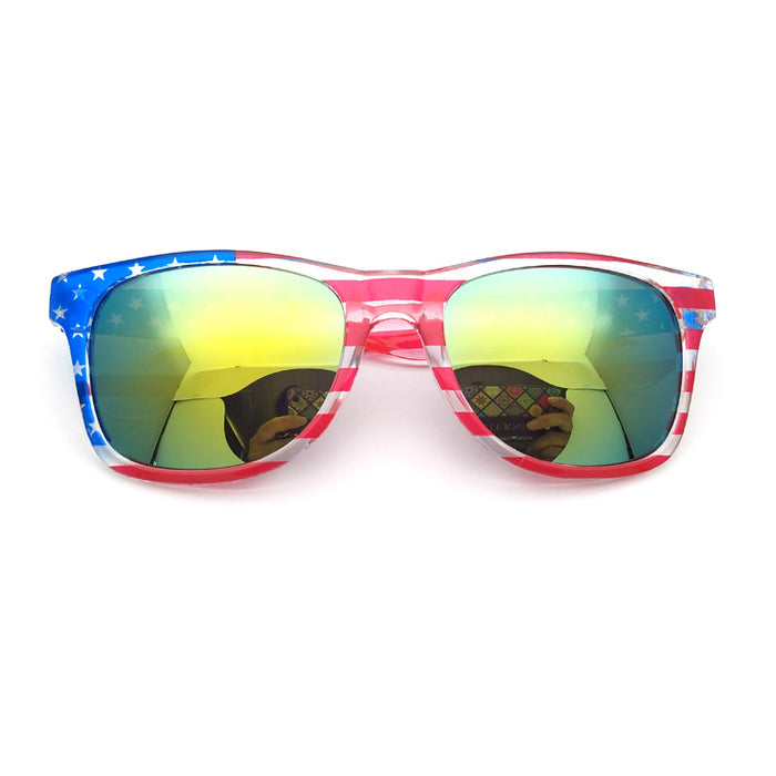 Wholesale 4th of July Independence Day Flag Sunglasses Gift Flag Glasses JDC-SG-ZhuoW001