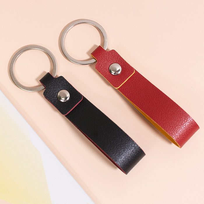 Wholesale Keychains PU Leather Business Lanyard MOQ≥2 JDC-KC-YouPeng004