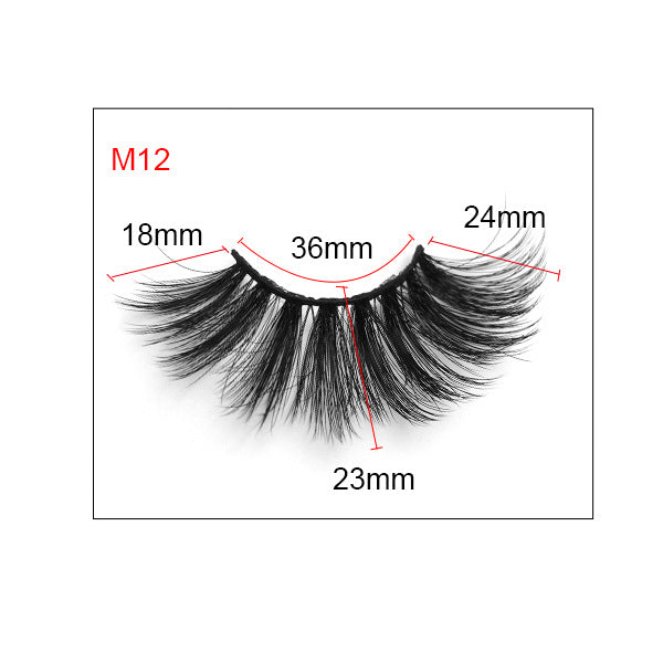 Wholesale 8D Imitation Mink Hair 25mm Natural Long Thicker False Eyelashes JDC-EY-MYan005