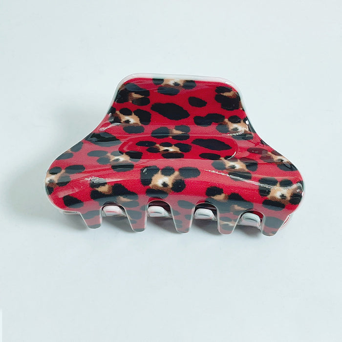 Wholesale Leopard Acrylic Hair Clips JDC-HC-GeLeiS001