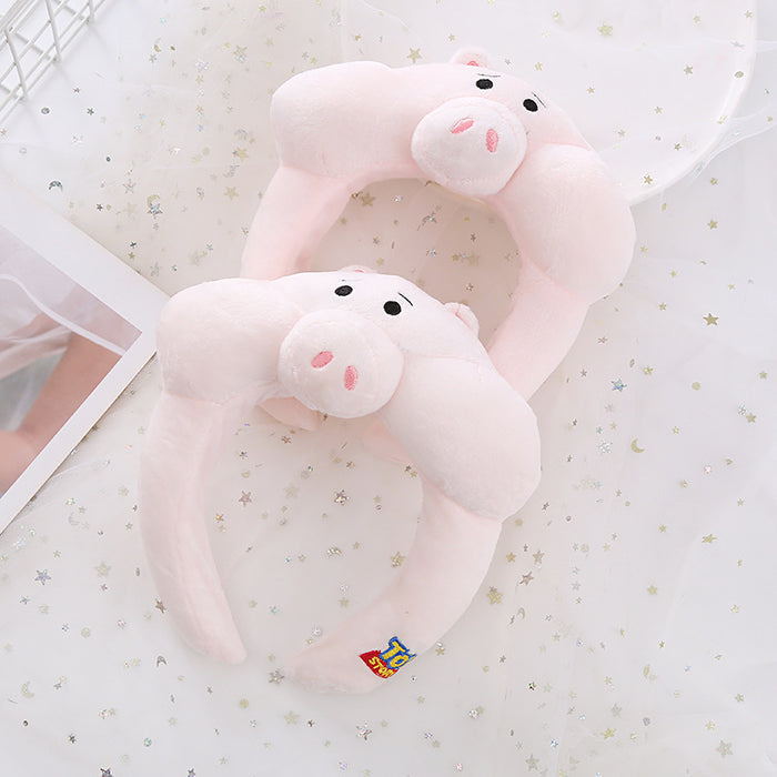 Wholesale headband cloth cartoon ham pig plush MOQ≥2 JDC-HD-MiaoKe001