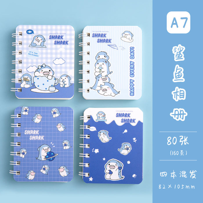 Wholesale Random Cartoon Coils Ben Wood Pulp Paper Notebook MOQ≥2 JDC-NK-Xiaom001