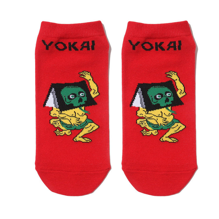 Wholesale socks fabric cartoon medium tube cute character (M) JDC-SK-HuiHe002