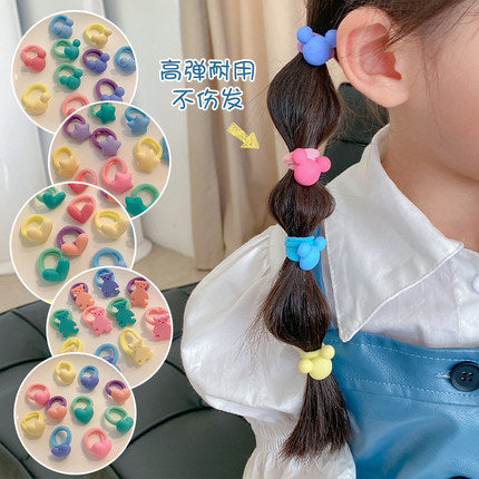 Jewelry WholesaleWholesale elastic cartoon little girl cute thumb hair Scrunchies JDC-HS-CT001 Hair Scrunchies 春天 %variant_option1% %variant_option2% %variant_option3%  Factory Price JoyasDeChina Joyas De China