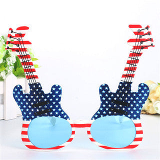 Wholesale Electric Organ Rock Guitar Party Funny Glasses JDC-SG-BoY001