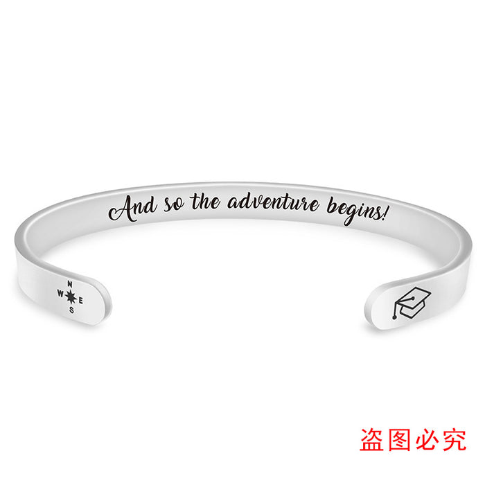 Jewelry WholesaleWholesale Stainless Steel Graduation Season Bracelets JDC-BT-GangGu003 Bracelet 钢古 %variant_option1% %variant_option2% %variant_option3%  Factory Price JoyasDeChina Joyas De China