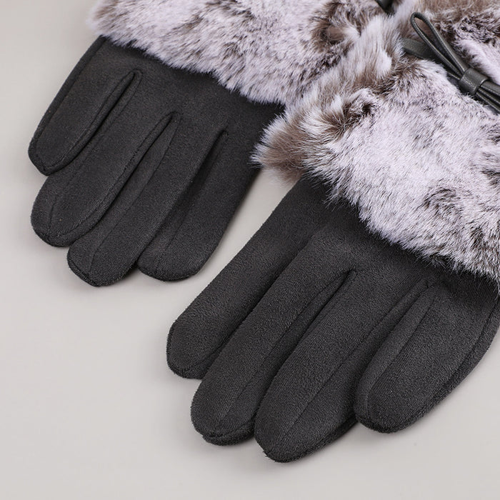 Wholesale Gloves Wool Fleece Warm Cycling Touchscreen JDC-GS-XTian004