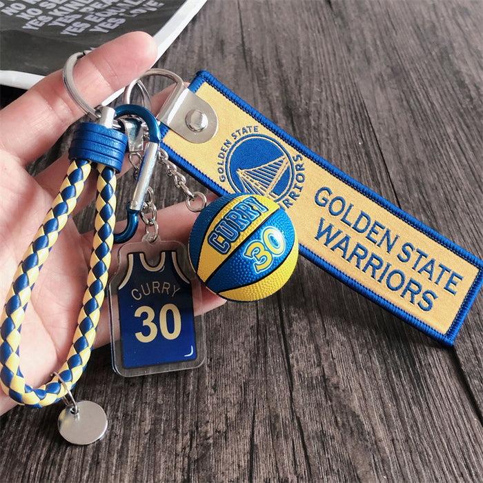 Wholesale basketball keychain bag pendant MOQ≥2 JDC-KC-HLv003