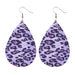 Jewelry WholesaleWholesale Drop Shape Leopard Print PU Leather Earrings MOQ≥2 JDC-ES-Chengy016 Earrings Chengy %variant_option1% %variant_option2% %variant_option3%  Factory Price JoyasDeChina Joyas De China