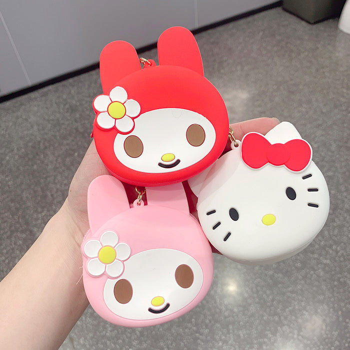 Wholesale Cartoon Silicone Coin Purse Keychain (M) JDC-KC-JCai010