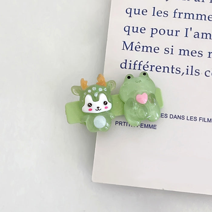 Wholesale plastic cute cartoon kids hair clip JDC-HC-RXi016