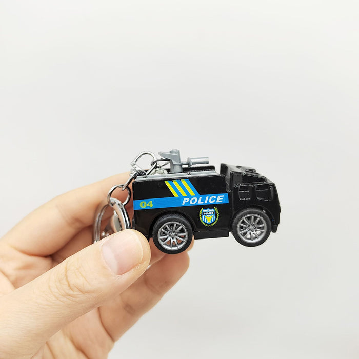 Jewelry WholesaleWholesale creative new explosive alloy cartoon car rescue keychain JDC-KC-PinL003 Keychains 品洛 %variant_option1% %variant_option2% %variant_option3%  Factory Price JoyasDeChina Joyas De China