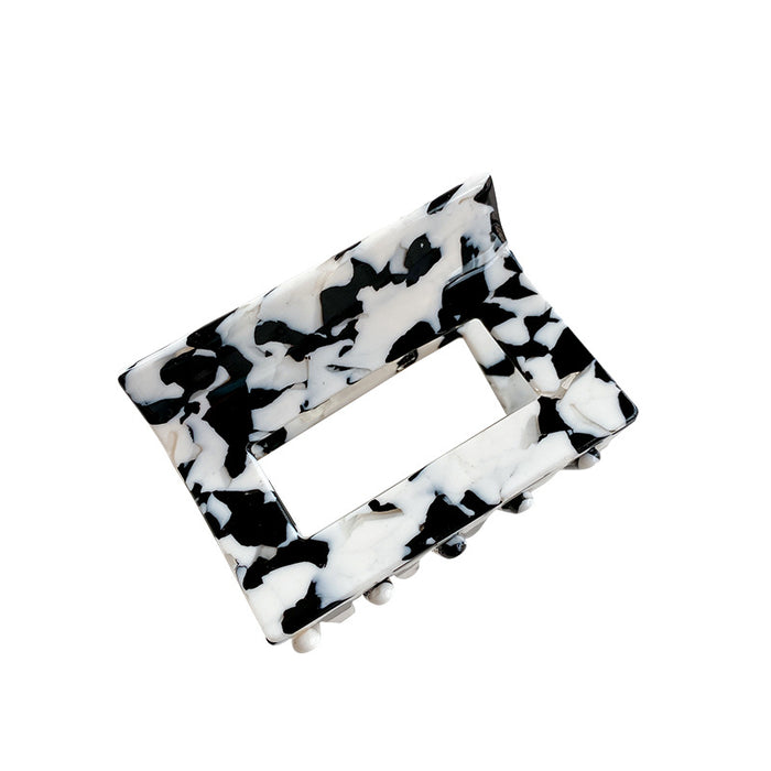 Jewelry WholesaleWholesale cow color series black and white medium hollow hairpin JDC-HC-Dduow104 Hair Clips 朵薇 %variant_option1% %variant_option2% %variant_option3%  Factory Price JoyasDeChina Joyas De China