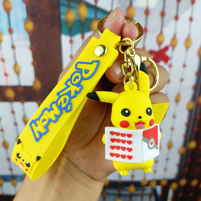 Wholesale Keychains Silicone Cute Cartoon Anime MOQ≥2 (M) JDC-KC-YYi008