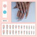 Jewelry WholesaleWholesale Wearing Nail Stickers Removable Patch Nail Stickers JDC-NS-QiH001 Nail Stickers 启亨 %variant_option1% %variant_option2% %variant_option3%  Factory Price JoyasDeChina Joyas De China