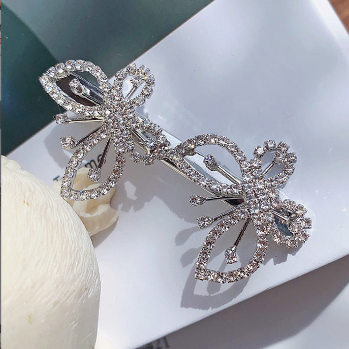 Jewelry WholesaleWholesale Bow Knot Diamond Simple Duck Bill Hair Clip JDC-HC-Muran003 Hair Clips 慕苒 %variant_option1% %variant_option2% %variant_option3%  Factory Price JoyasDeChina Joyas De China