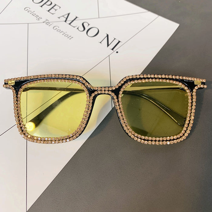 Jewelry WholesaleWholesale diamond frame women's sunglasses JDC-SG-GuiM002 Sunglasses 闺淼 %variant_option1% %variant_option2% %variant_option3%  Factory Price JoyasDeChina Joyas De China