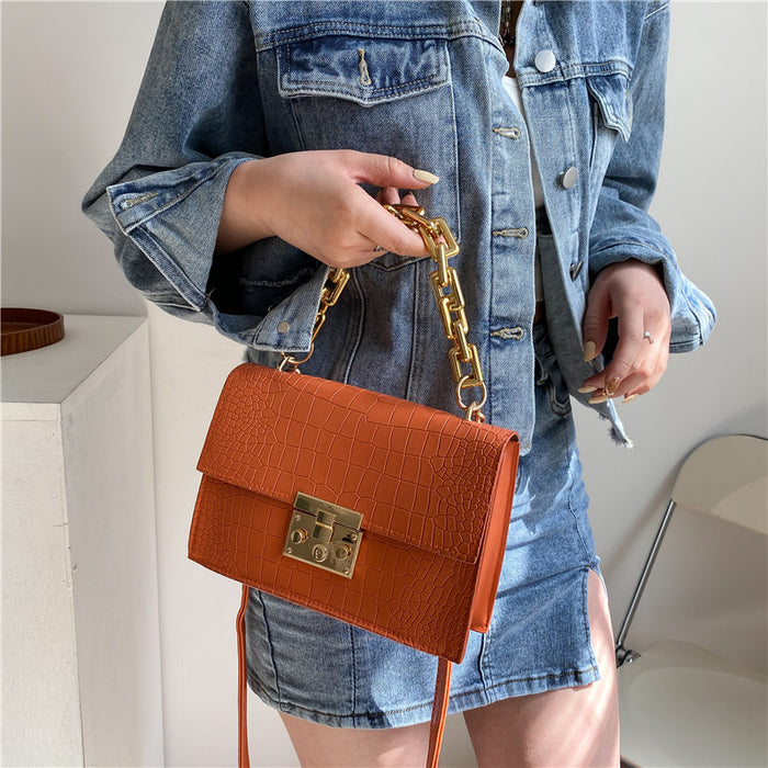 Wholesale PU Crocodile Texture Shoulder Bag JDC-SD-HZD032