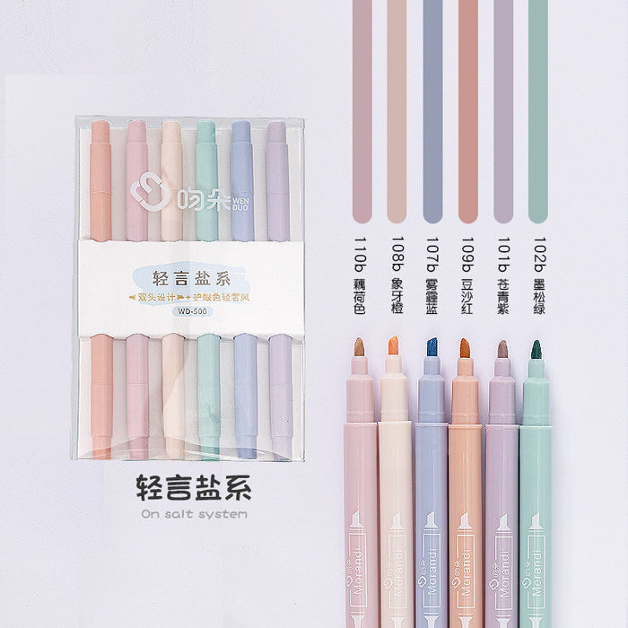 Wholesale Soft Tip Eye Care Plastic Highlighter Set JDC-BP-Gangs003