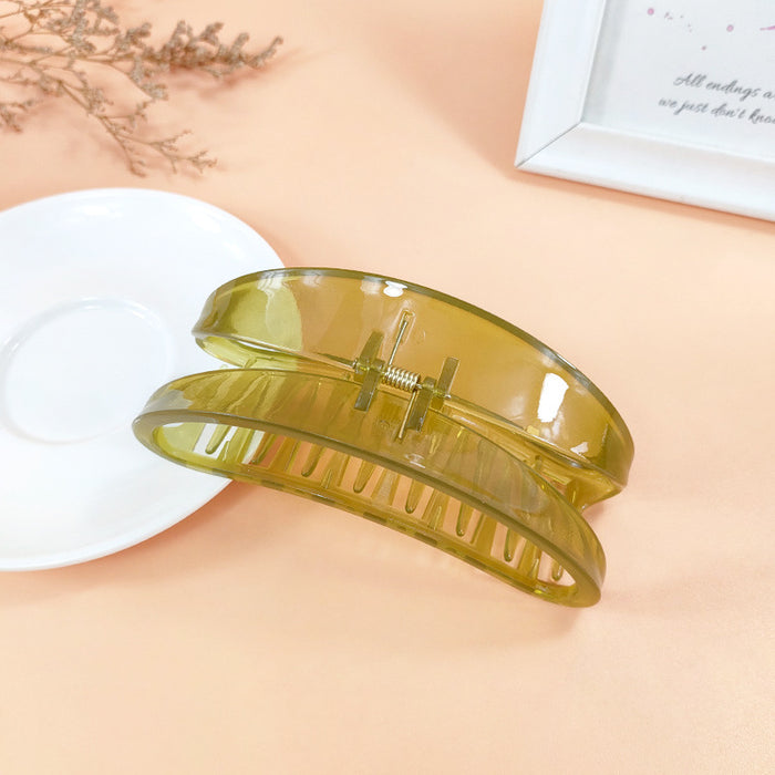 Wholesale Hair Clips Acrylic Large Clear JDC-HC-ChaoX002