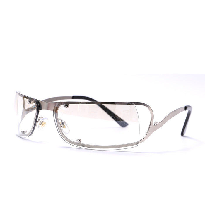 Wholesale Sunglasses PC Small Frame Frameless Cut Edge Oval JDC-SG-GuY001