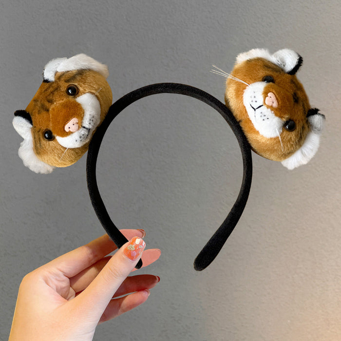 Wholesale cartoon Tigger headband female shape cute tiger JDC-HD-QiaHan001