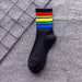 Jewelry WholesaleWholesale Polyester Rainbow Ladies Socks JDC-SK-XiaoYi002 Sock 小蚁 %variant_option1% %variant_option2% %variant_option3%  Factory Price JoyasDeChina Joyas De China