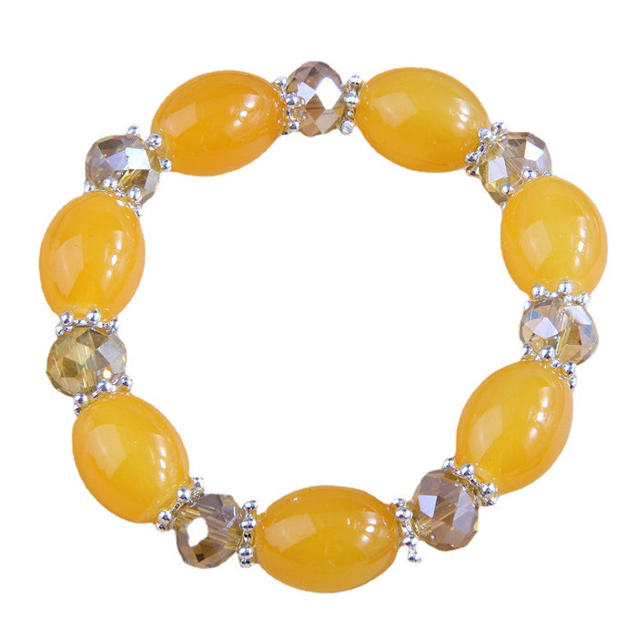 Wholesale Simple Versatile Crystal Resin Bracelet JDC-BT-WY138