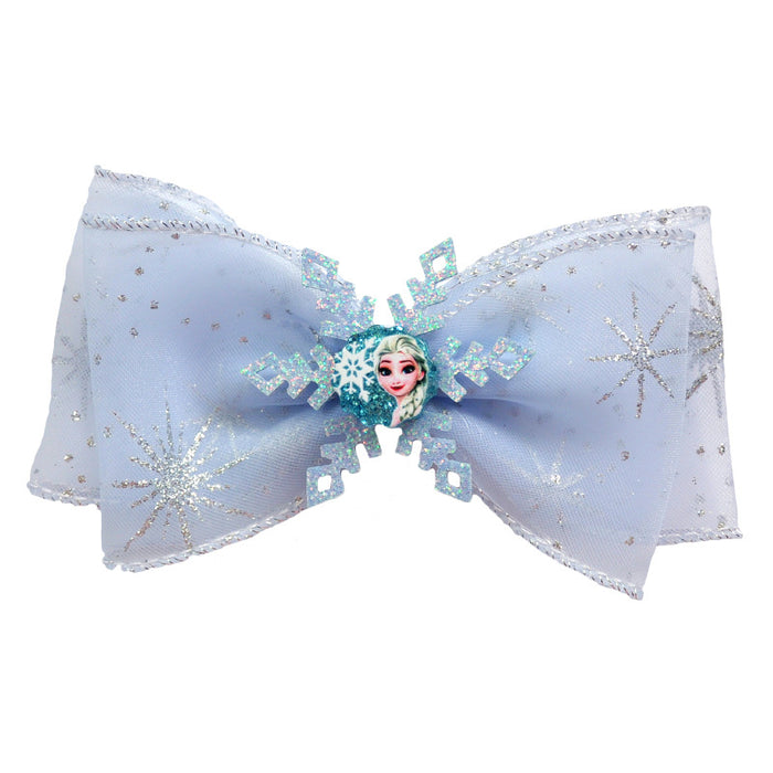 Wholesale Hairpin Resin Snow Yarn Bow JDC-HC-LLJ003