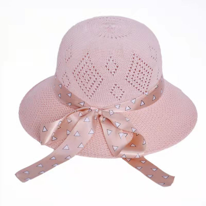 Jewelry WholesaleWholesale Summer Ladies Outdoor Shade Flower Straw Hat Chemical Fiber Beach Hat MOQ≥2 JDC-FH-FeiM001 Fashionhat 飞梦 %variant_option1% %variant_option2% %variant_option3%  Factory Price JoyasDeChina Joyas De China