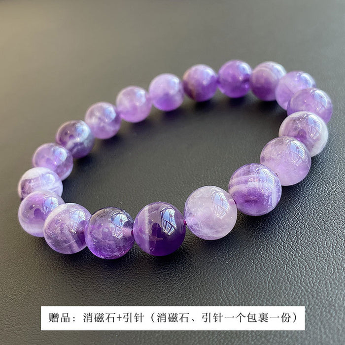 Jewelry WholesaleWholesale Fantasy Amethyst Bracelet Single Circle Bracelet JDC-BT-BaiM004 Bracelet 百慕 %variant_option1% %variant_option2% %variant_option3%  Factory Price JoyasDeChina Joyas De China