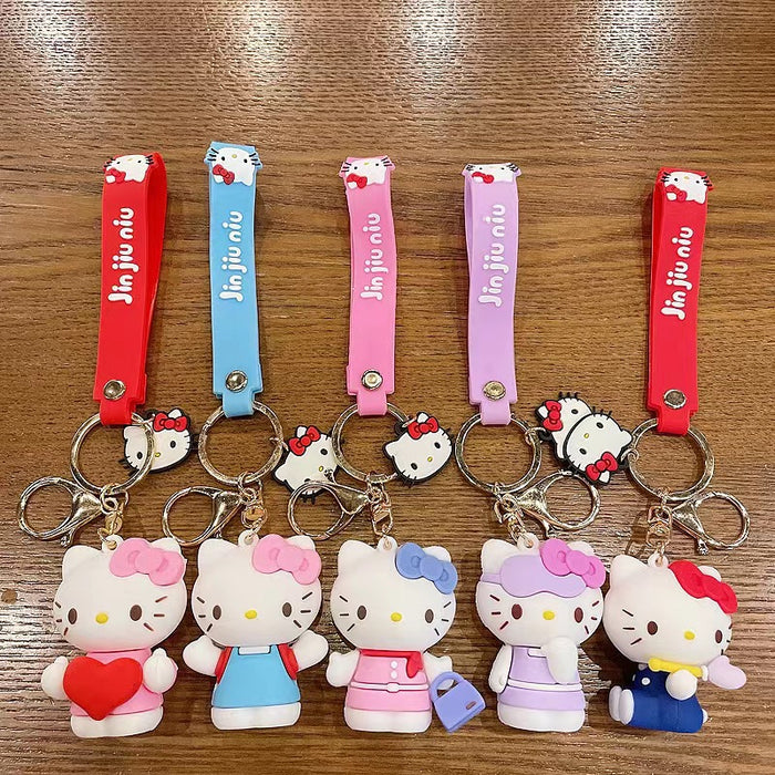 Wholesale cute cartoon doll doll keychain pendant MOQ≥2 MOQ≥2 JDC-KC-ZhenT001