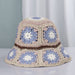 Jewelry WholesaleWholesale Bohemian Papyrus Woven Flowers Sunshade Straw Hat Beach Hat JDC-FH-ChiY001 Fashionhat 炽研 %variant_option1% %variant_option2% %variant_option3%  Factory Price JoyasDeChina Joyas De China