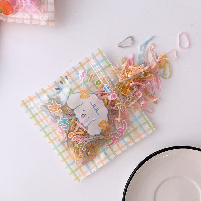 Wholesale Hair Scrunchies Kids Disposable Plastic JDC-HS-MiYu001