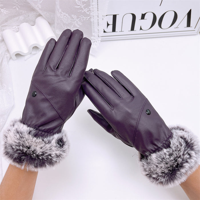 Wholesale Gloves PU Gross Outdoor Warming Touch Screen JDC-GS-MYuan008