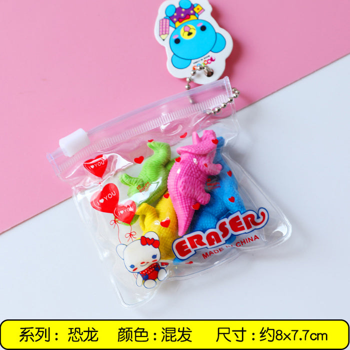 Wholesale rubber Cartoon Eraser Animal Fruit JDC-ERA-midu001