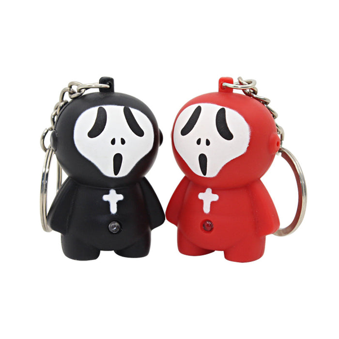 Wholesale Pumpkin Keychain Glowing Ornament MOQ≥5 JDC-KC-KaiZ001