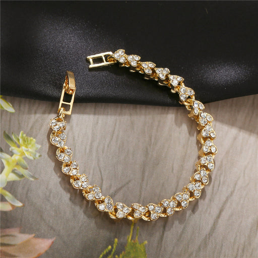 Jewelry WholesaleWholesale Vintage Roman Crystal Bracelet Women Color Drop Glaze JDC-BT-ZhuJ014 Bracelet 诛积 %variant_option1% %variant_option2% %variant_option3%  Factory Price JoyasDeChina Joyas De China