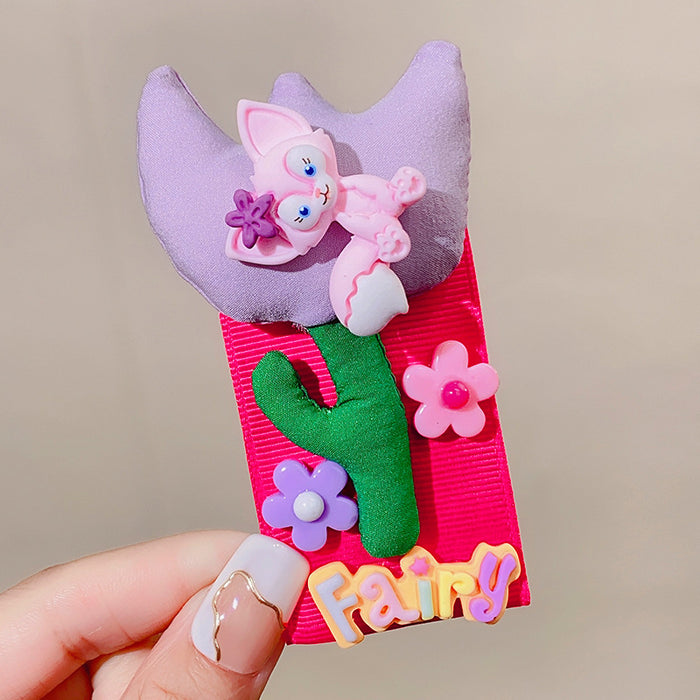 Wholesale tulip breaking clip girl cartoon bangs clip JDC-HC-HShi002