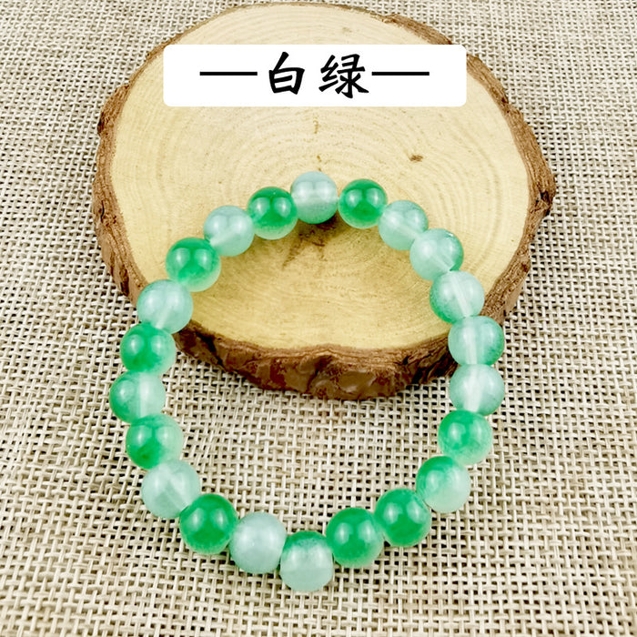 Wholesale Imitation Agate Glass Bracelet MOQ≥2 JDC-BT-RunQ001