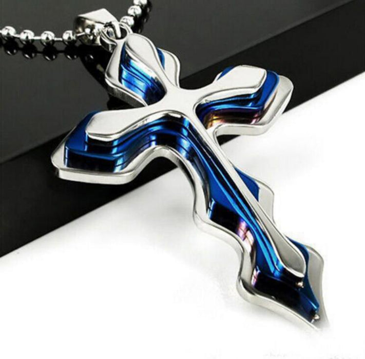 Wholesale Cross Metal Necklace JDC-NE-XuanC001