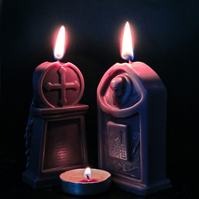 Wholesale candle mold DIY tombstone halloween JDC-DIY-ZOC003