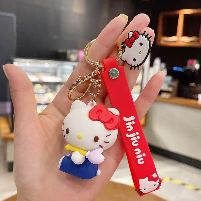 Wholesale cute cartoon doll doll keychain pendant MOQ≥2 MOQ≥2 JDC-KC-ZhenT001