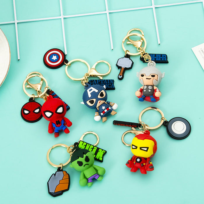 Jewelry WholesaleWholesale Cartoon Soft Rubber Keychain（M）JDC-KC-JiK001 Keychains 吉阔 %variant_option1% %variant_option2% %variant_option3%  Factory Price JoyasDeChina Joyas De China