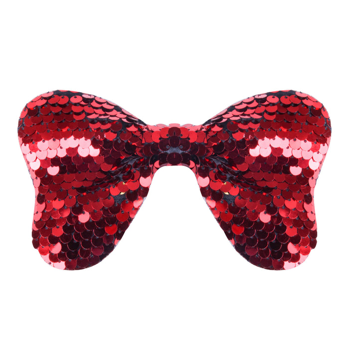 Wholesale Hair Clips Sequin PU Sponge Bow Knot Kids JDC-HC-oumei005