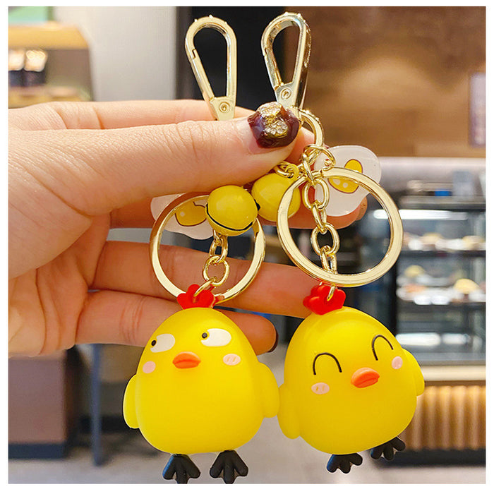 Wholesale Keychains Hardware PVC Cartoon Cute MOQ≥2 JDC-KC-BaiM052