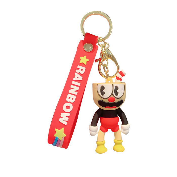 Wholesale Cartoon PVC Silicone Cute Keychain (M) JDC-KC-JCai026