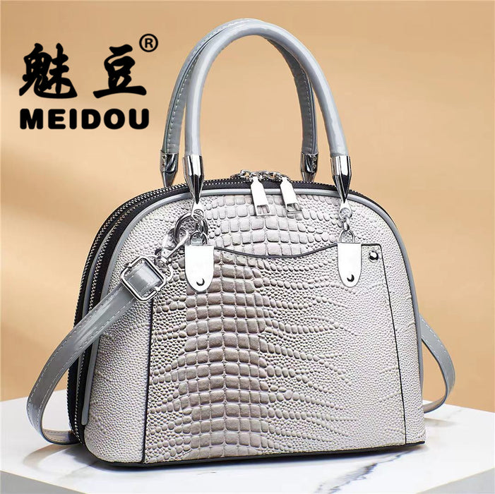 Wholesale Shoulder Bag PU Crocodile Pattern Retro Handbag Diagonal Cross JDC-SD-haim011