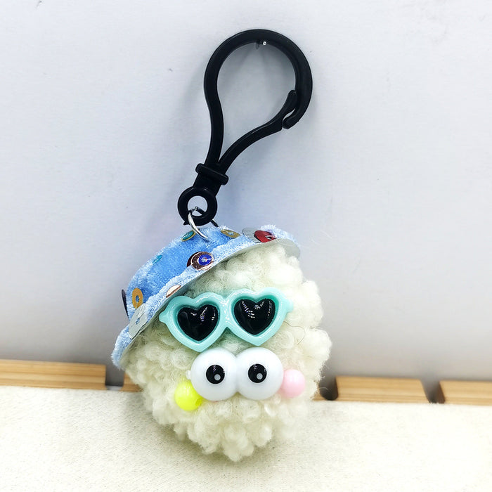 Jewelry WholesaleWholesale Cartoon Briquette Pixie Hairball Keychain MOQ≥2 JDC-KC-QiShi010 Keychains 奇释 %variant_option1% %variant_option2% %variant_option3%  Factory Price JoyasDeChina Joyas De China