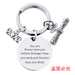 Jewelry WholesaleWholesale Stainless Steel Round Graduation Season Gift Metal Keychain JDC-KC-GangGu001 Keychains 钢古 %variant_option1% %variant_option2% %variant_option3%  Factory Price JoyasDeChina Joyas De China